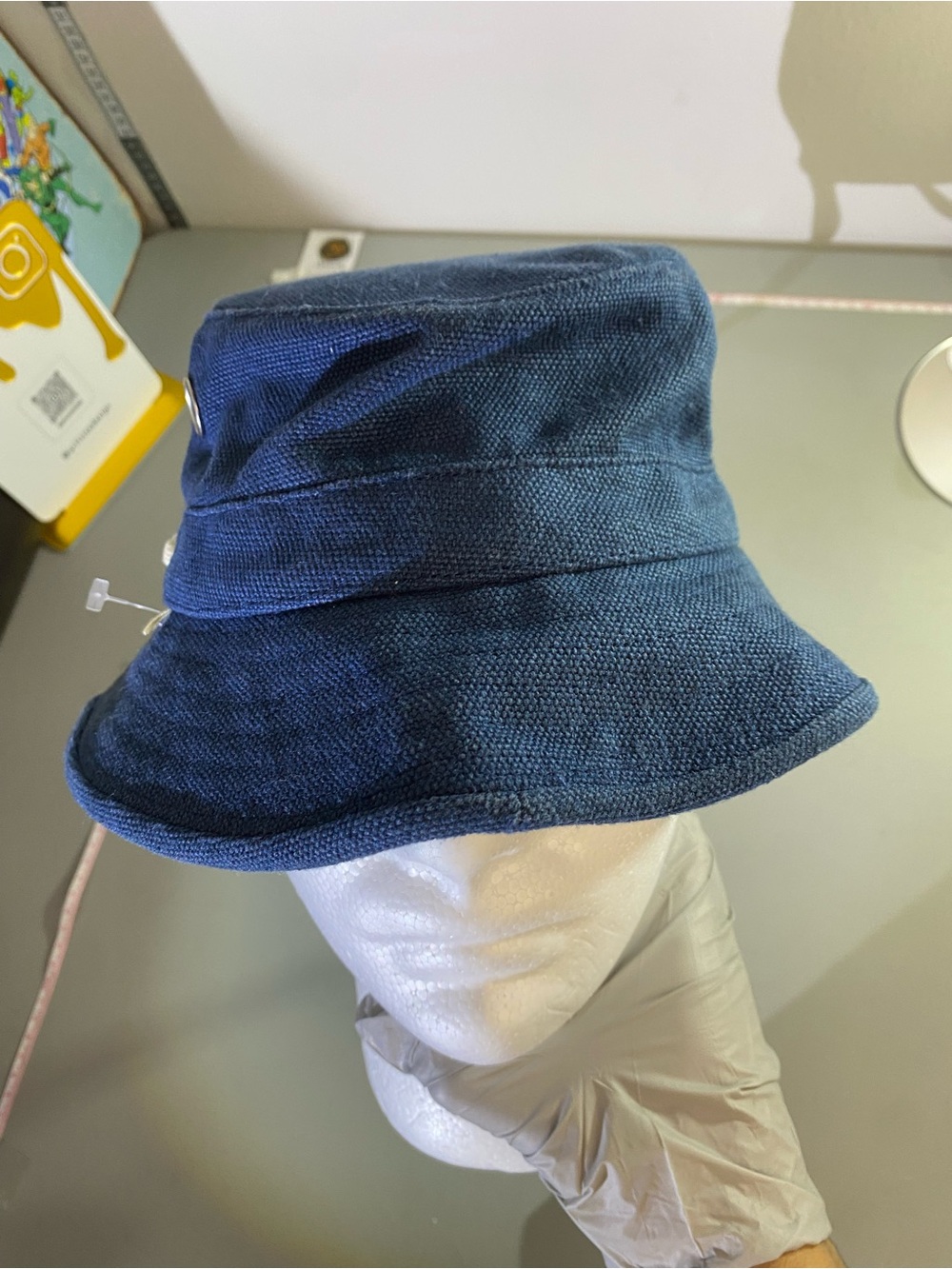Tilley Navy Bucket Hat Small Size Authentic Made in Canada